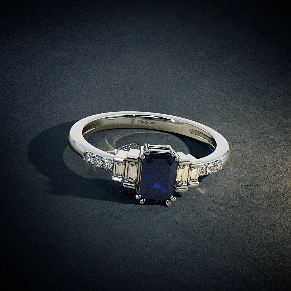 Exemplary Sapphire Ring