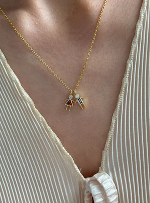 Soul Kin Necklace (Girl and Boy)