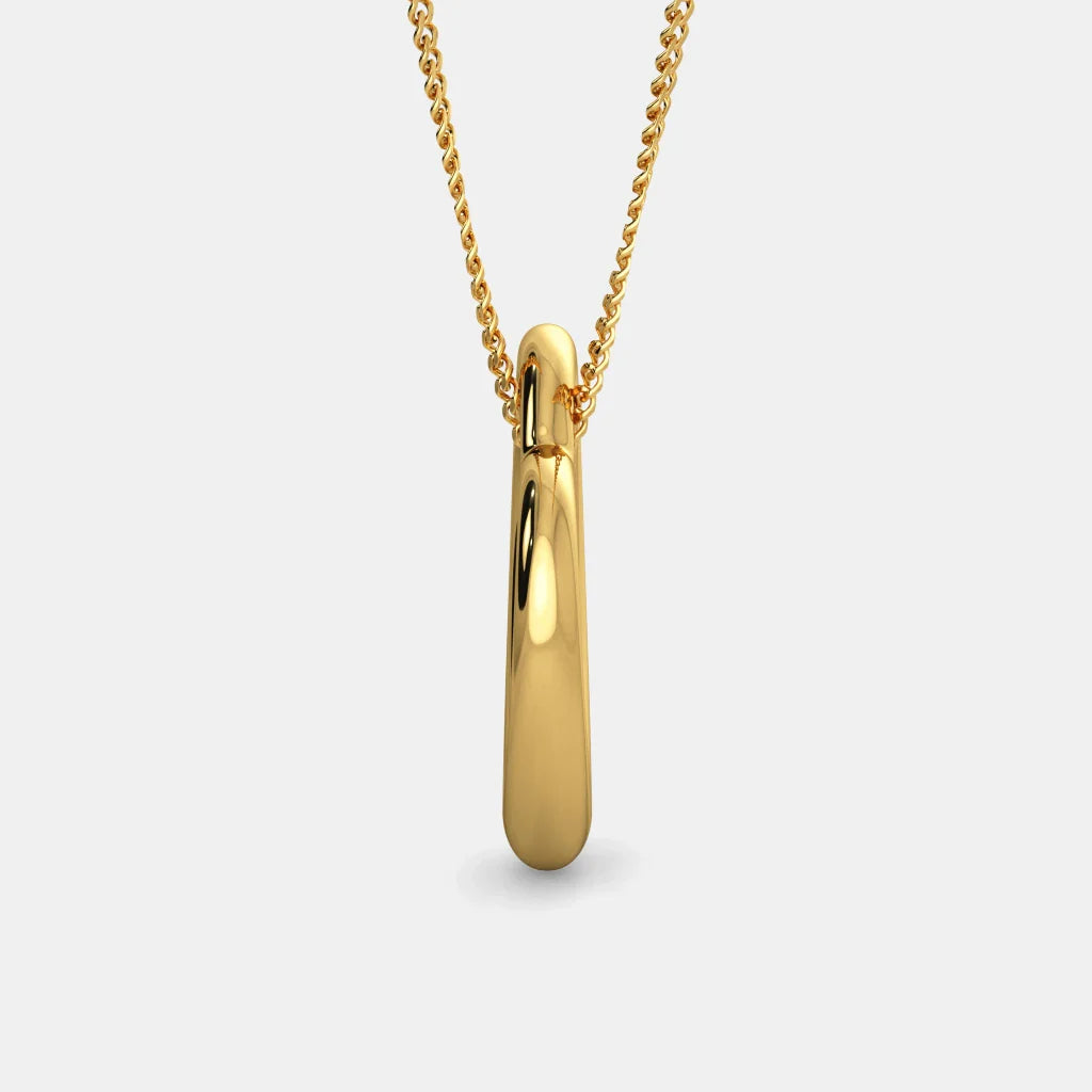 The Kiss Heart Necklace