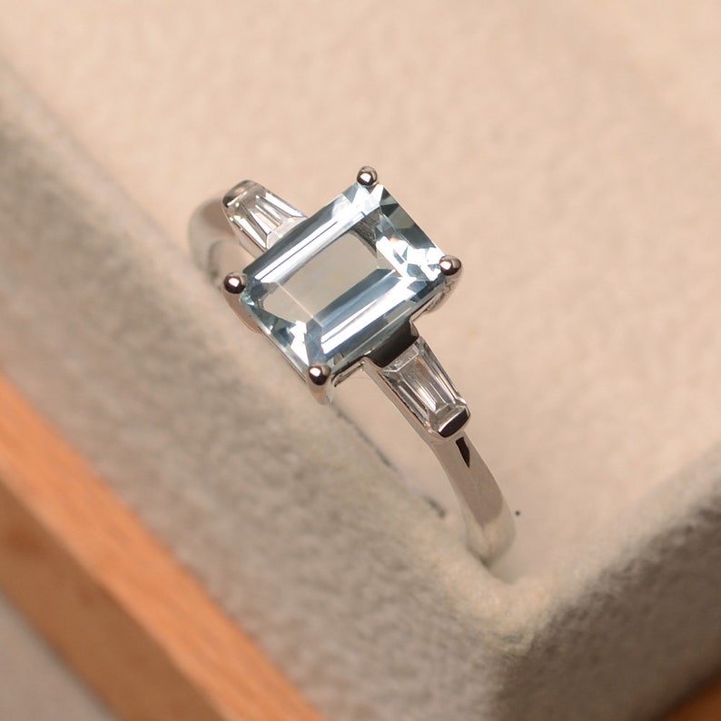 Promise Aquamarine Ring