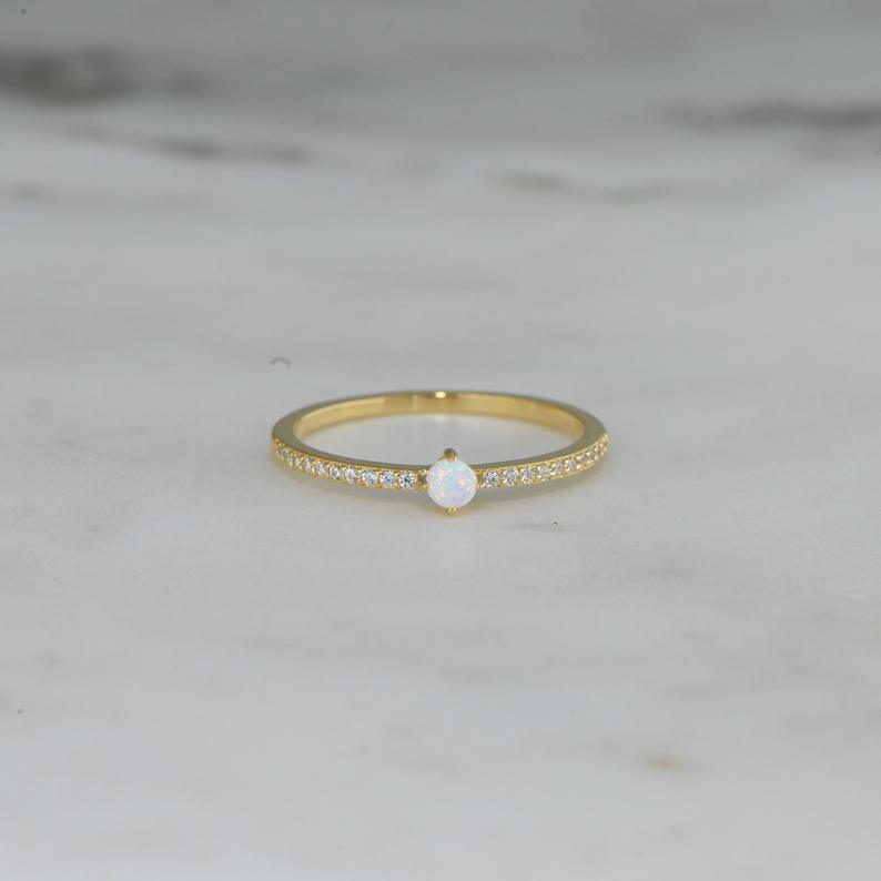 MINIMALIST OPAL RING