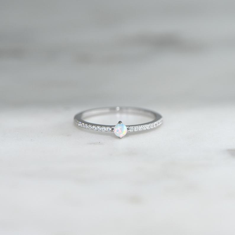 MINIMALIST OPAL RING