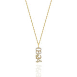 Diamond Date-Number/Name Necklace