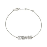 Diamond Date-Number/Name Bracelet