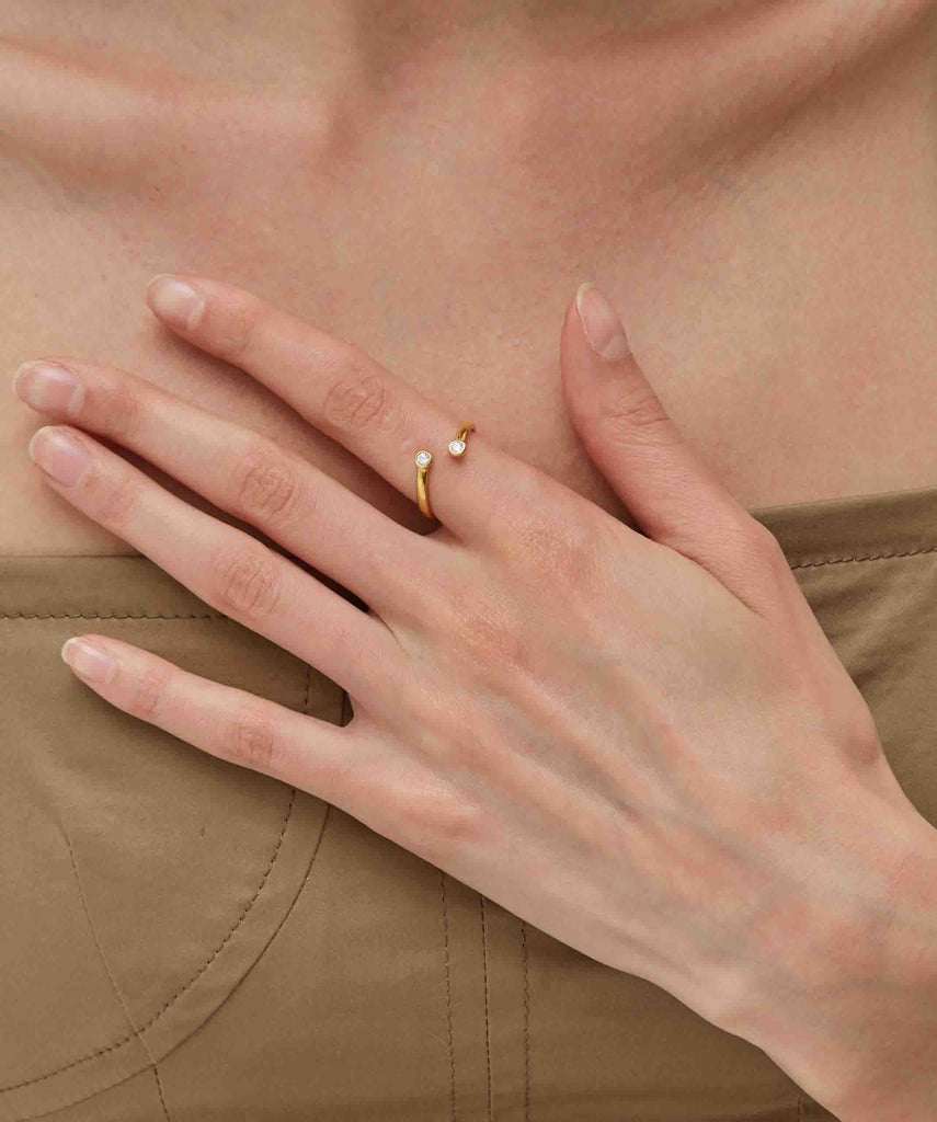 TWINE OPEN RING