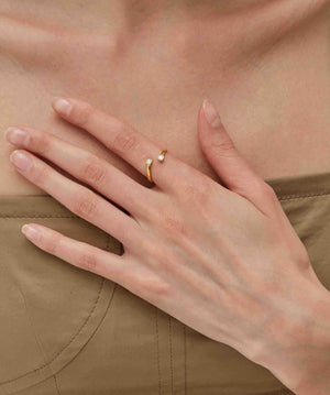 TWINE OPEN RING