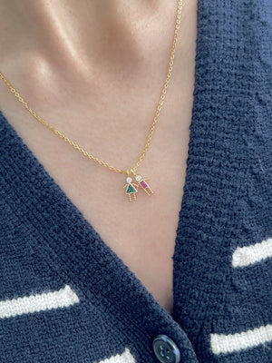 Soul Kin Necklace (Girl and Boy)